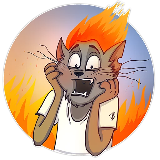 Sticker CatStepan (Bird Born) - 1