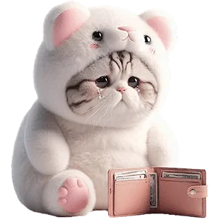 Стикер Белые мишки @Nyasticks - 1