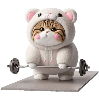 Стикер Белые мишки @Nyasticks - 10