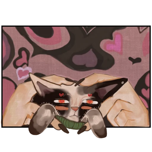 Sticker Cat_and_mia - 1