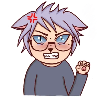 Стикер Cat boy for you @stickersb2b - 4