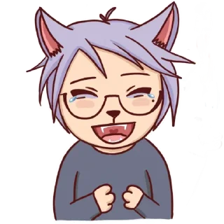 Стикер Cat boy for you @stickersb2b - 8