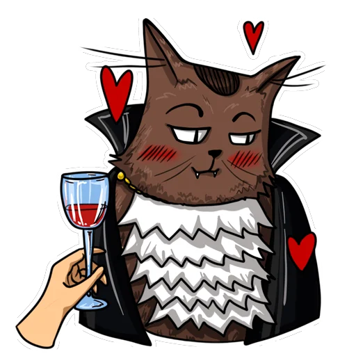 Sticker Cat_draculaa - 1