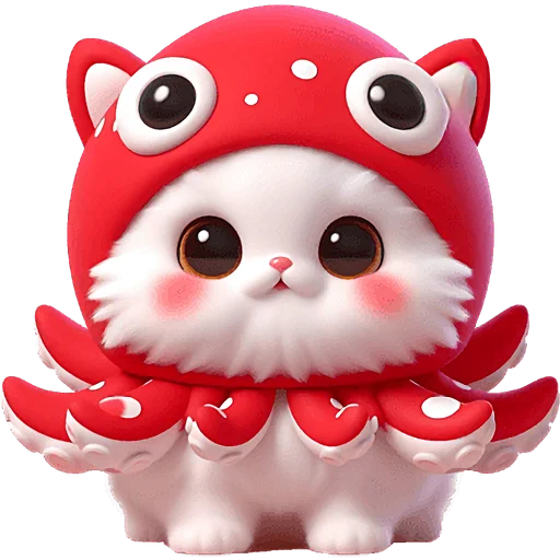 Кот-кальмар @Nyasticks - 