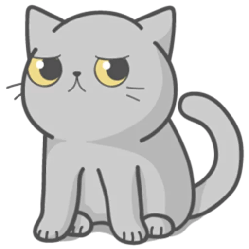 Стикер Cat_fullmoon - 1