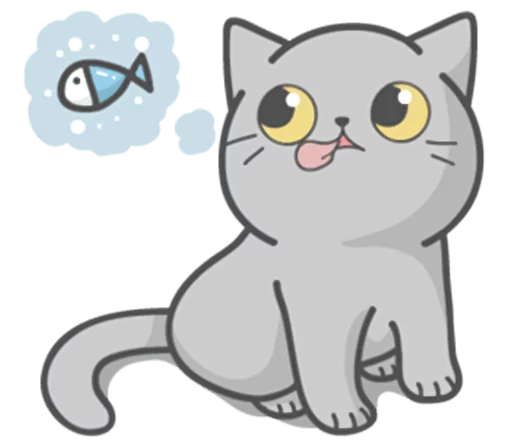 Sticker Cat_fullmoon - 1