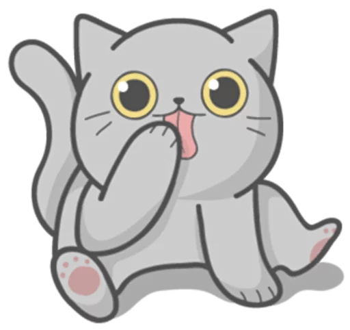 Стикер Cat_fullmoon - 1