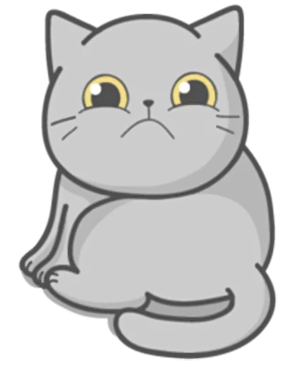 Sticker Cat_fullmoon - 1