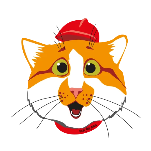 Стикер Cat The Most - 1