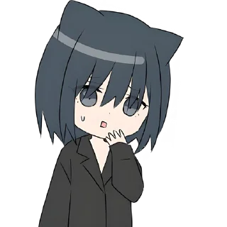 Sticker Кошечка-тян @Nyasticks - 2