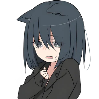 Sticker Кошечка-тян @Nyasticks - 3