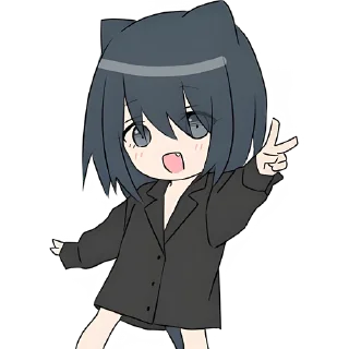 Sticker Кошечка-тян @Nyasticks - 7