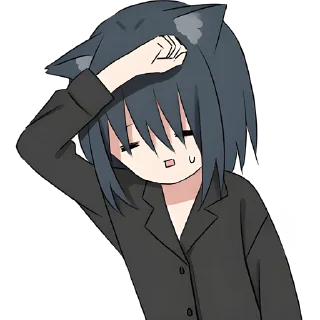 Sticker Кошечка-тян @Nyasticks - 10