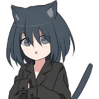 Sticker Кошечка-тян @Nyasticks - 11