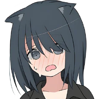 Sticker Кошечка-тян @Nyasticks - 5