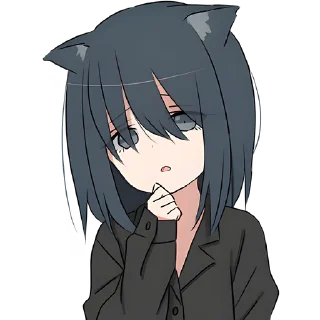 Sticker Кошечка-тян @Nyasticks - 4