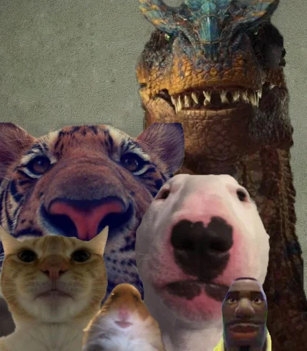 кошка клык рыло