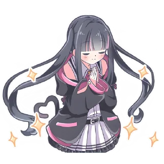 Стикер Худи-кошка @Nyasticks - 11