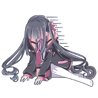 Стикер Худи-кошка @Nyasticks - 1