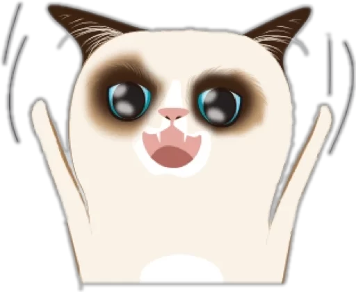 Стикер Catinabadmood - 1