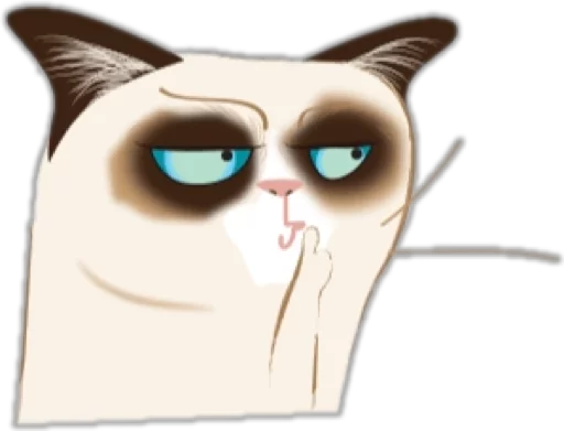 Стикер Catinabadmood - 1