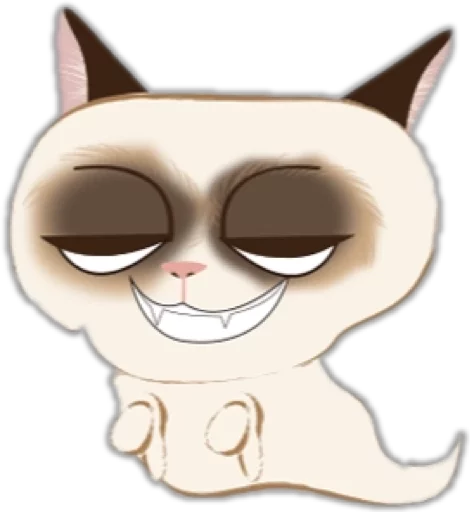 Стикер Catinabadmood - 1