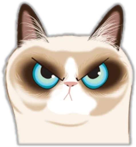 Sticker Catinabadmood - 1