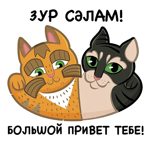 Коты казанские Алабрыс и Мырау батыр от @milliardtatar - 