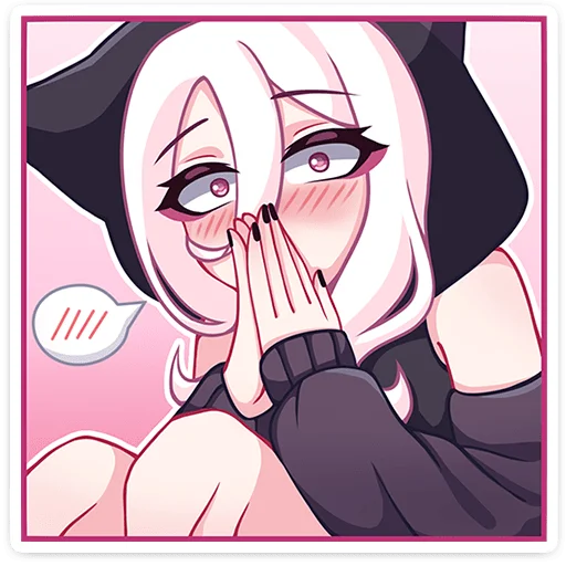 Sticker Catshivkontakte - 1