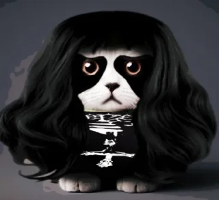 Стикер Кот в @serwrf @bad_guitarr - 4