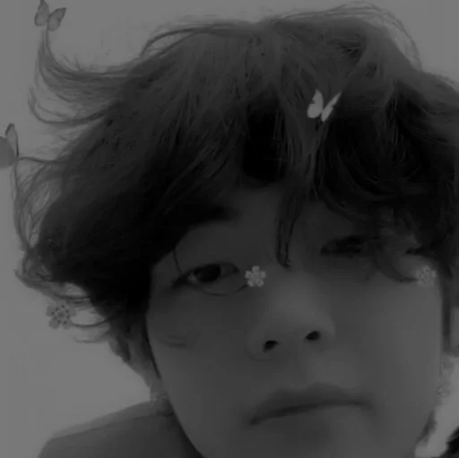 черно-белый Человек человеческое лицо