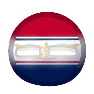 Sticker Countryballs group - 11