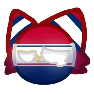 Sticker Countryballs group - 7