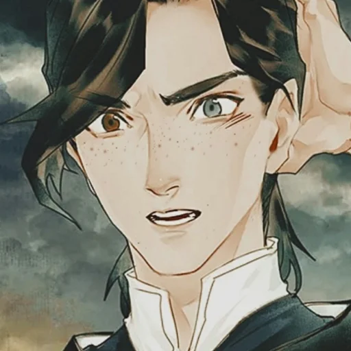 anime human face painting