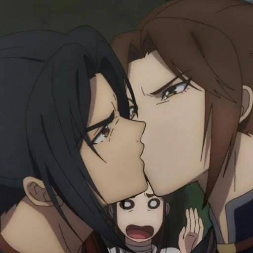 anime cartoon human face