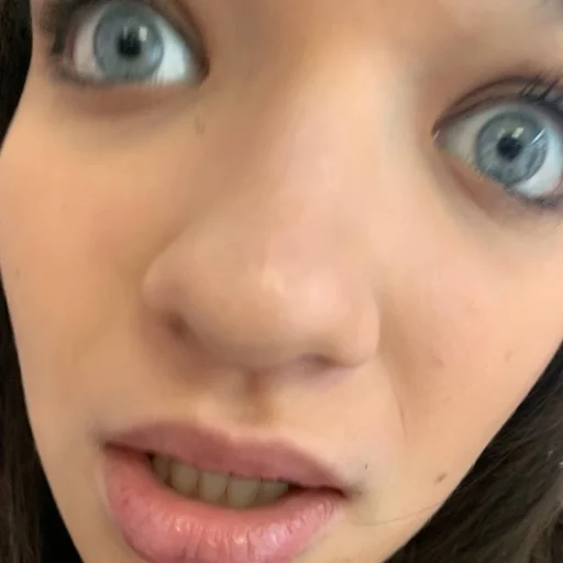 eyelash person closeup