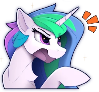 Sticker Princess Celestia (by Yakovlev Vad) - 4