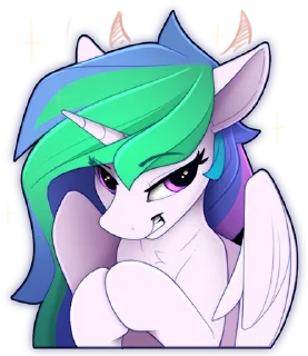 Sticker Princess Celestia (by Yakovlev Vad) - 5