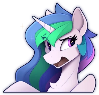 Sticker Princess Celestia (by Yakovlev Vad) - 9