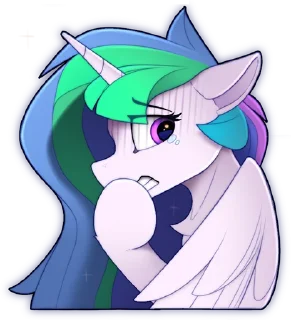 Sticker Princess Celestia (by Yakovlev Vad) - 1