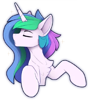 Sticker Princess Celestia (by Yakovlev Vad) - 8