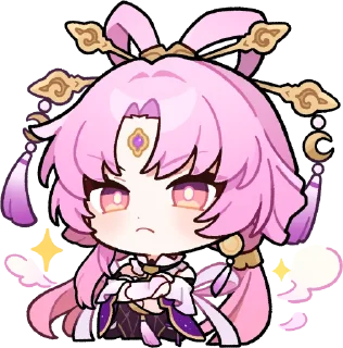 Sticker Отражение руин в небосводе | @honkaistarrailofficial - 5