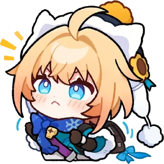 Sticker Отражение руин в небосводе | @honkaistarrailofficial - 1