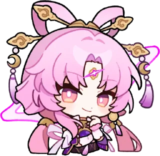 Sticker Отражение руин в небосводе | @honkaistarrailofficial - 3