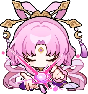 Sticker Отражение руин в небосводе | @honkaistarrailofficial - 0