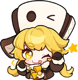 Sticker Отражение руин в небосводе | @honkaistarrailofficial - 7