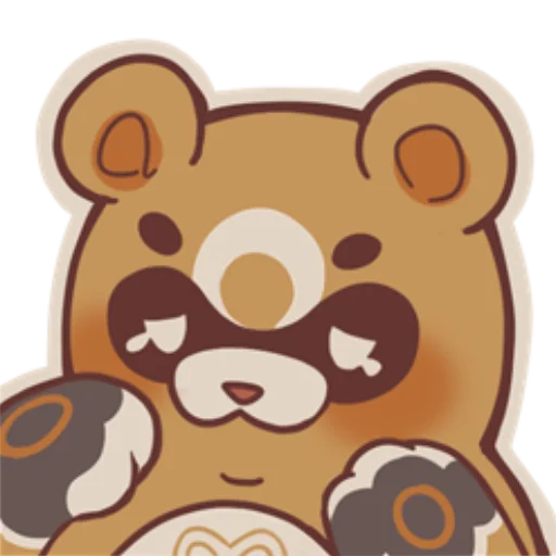 клипарт фигура животного медведь