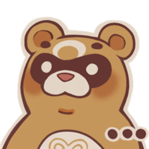 клипарт фигура животного медведь