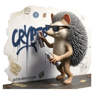 Sticker CryptoEjik | @theninedesign - 3