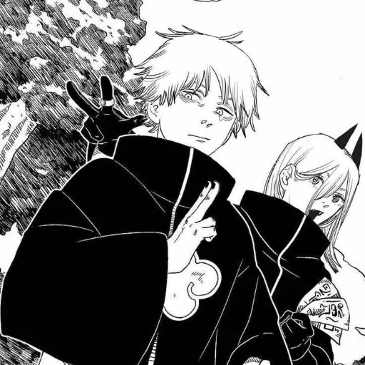 эскиз иллюстрация аниме